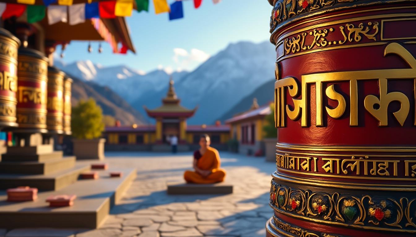 découvrez la signification, l'origine et l'utilisation du mantra sacré om mani padme hum, un puissant symbole de compassion et de spiritualité dans les traditions bouddhistes.