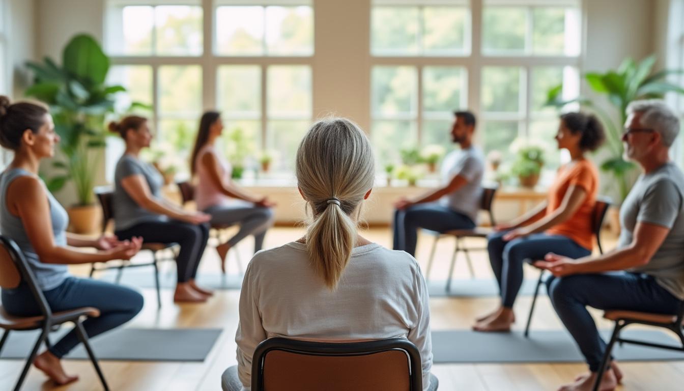 découvrez le yoga sur chaise avec des postures simples adaptées à tous les niveaux. améliorez votre bien-être, votre souplesse et votre confort au quotidien grâce à cette pratique accessible à tous.