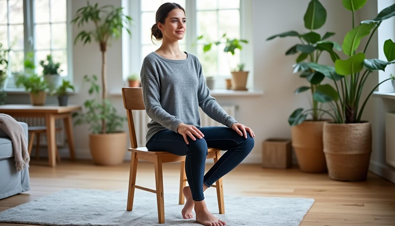 découvrez comment débuter le yoga sur chaise avec des postures simples et adaptées à faire chez vous pour améliorer votre bien-être et votre souplesse en toute sécurité.