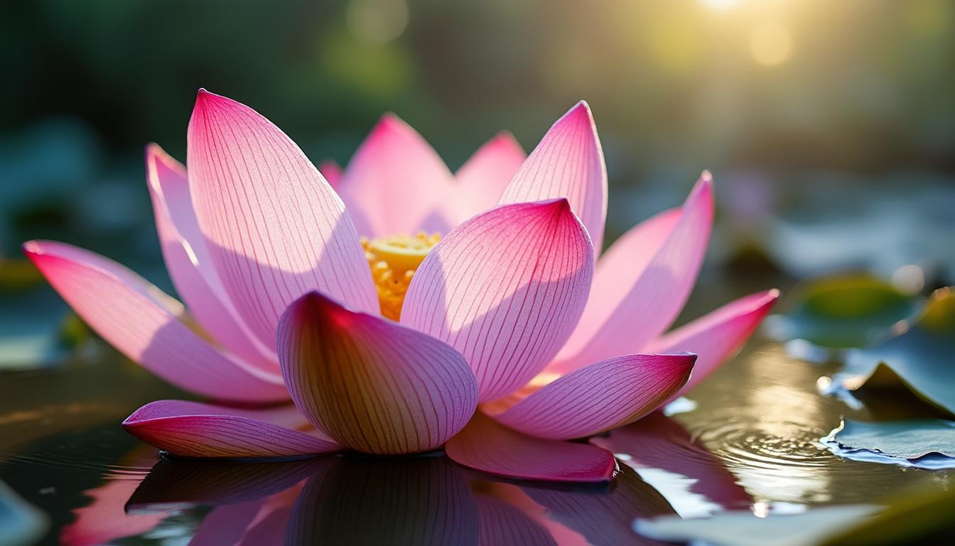découvrez la signification spirituelle de la fleur de lotus et ses symboles à travers différentes cultures. explorez ses multiples interprétations et son importance sacrée.