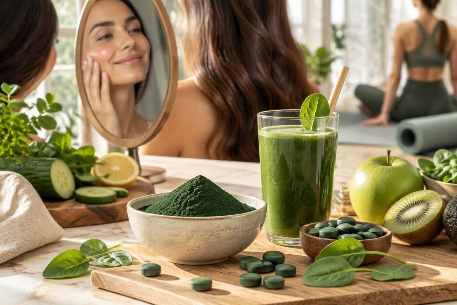 Spiruline : bienfaits pour la santé, la peau, les cheveux et le poids
